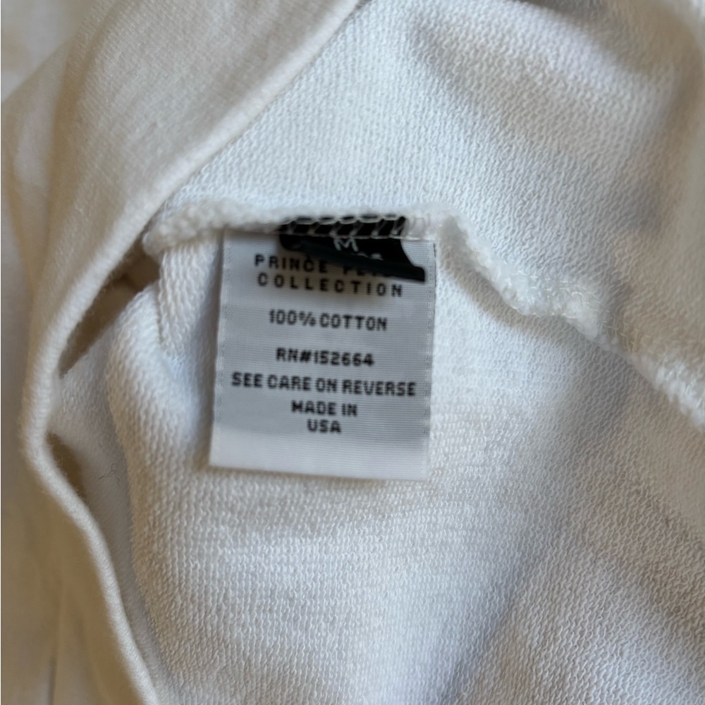 NWOT Prince Peter White Star Sweatshirt - Picture 6 of 8